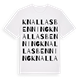 Knallasbenning ordlek t-shirt