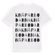 Knåparbodarna ordlek t-shirt