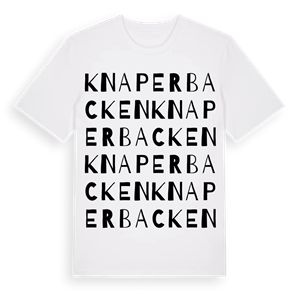 Knaperbacken ordlek t-shirt – ekologisk bomull t-shirt från Pinshirt