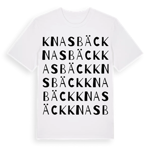 Knasbäck ordlek t-shirt – ekologisk bomull t-shirt från Pinshirt