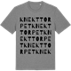 Mid Heather Gray t-shirt med Knekttorpet ordlek t-shirt