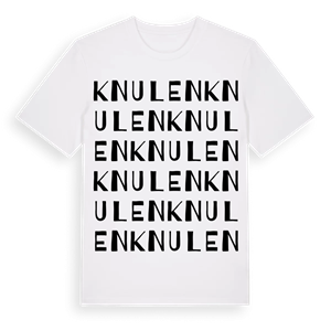 Knulen ordlek t-shirt – ekologisk bomull t-shirt från Pinshirt