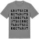 Mid Heather Gray t-shirt med Knutsberget ordlek t-shirt
