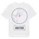 White t-shirt med Knutsbo t-shirt