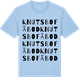 Blue Soul t-shirt med Knutsbo fäbod ordlek t-shirt