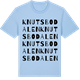 Blue Soul t-shirt med Knutsbodalen ordlek t-shirt