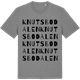 Mid Heather Gray t-shirt med Knutsbodalen ordlek t-shirt