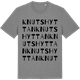 Mid Heather Gray t-shirt med Knutshyttan ordlek t-shirt