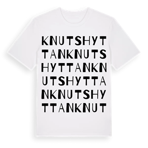 Knutshyttan ordlek t-shirt – ekologisk bomull t-shirt från Pinshirt