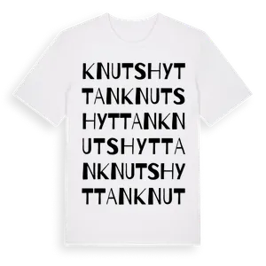 Knutshyttan ordlek t-shirt – ekologisk bomull t-shirt från Pinshirt