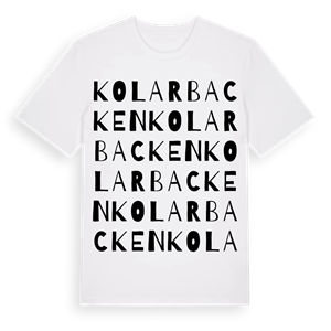 Kolarbacken ordlek t-shirt – ekologisk bomull t-shirt från Pinshirt