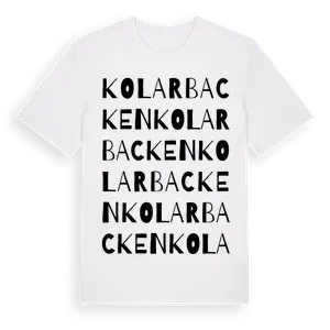 Kolarbacken ordlek t-shirt – ekologisk bomull t-shirt från Pinshirt