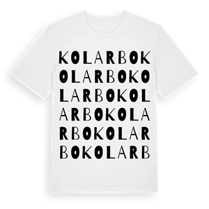 Kolarbo ordlek t-shirt – ekologisk bomull t-shirt från Pinshirt