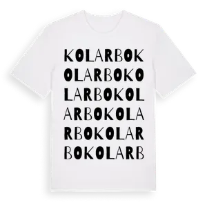 Kolarbo ordlek t-shirt – ekologisk bomull t-shirt från Pinshirt