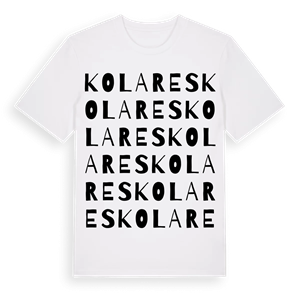 Kolares ordlek t-shirt – ekologisk bomull t-shirt från Pinshirt