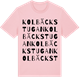 Pink Cotton t-shirt med Kolbäckstugan ordlek t-shirt