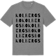 Mid Heather Gray t-shirt med Kolbergsbo ordlek t-shirt