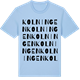 Blue Soul t-shirt med Kolningen ordlek t-shirt