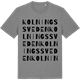 Mid Heather Gray t-shirt med Kolningssveden ordlek t-shirt