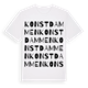 Konstdammen ordlek t-shirt