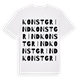 Konstgrind ordlek t-shirt