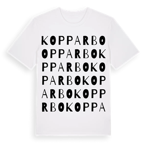 Kopparbo ordlek t-shirt – ekologisk bomull t-shirt från Pinshirt