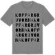 Mid Heather Gray t-shirt med Koppargruvorna ordlek t-shirt