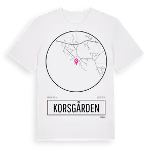 Korsgården t-shirt – ekologisk bomull t-shirt från Pinshirt