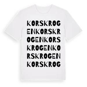 Korskrogen ordlek t-shirt – ekologisk bomull t-shirt från Pinshirt
