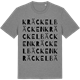 Mid Heather Gray t-shirt med Kräckelbäcken ordlek t-shirt