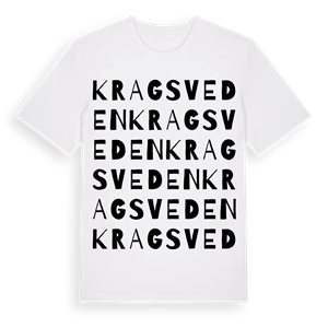 Kragsveden ordlek t-shirt – ekologisk bomull t-shirt från Pinshirt
