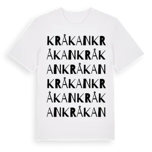 Kråkan ordlek t-shirt – ekologisk bomull t-shirt från Pinshirt