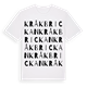 Kråkbrickan ordlek t-shirt