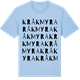 Blue Soul t-shirt med Kråkmyra ordlek t-shirt