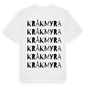 Kråkmyra ordlek t-shirt – ekologisk bomull t-shirt från Pinshirt