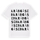 Krångåsen ordlek t-shirt