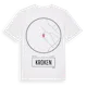 White t-shirt med Kroken t-shirt