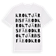 Kroktjärns fäbod ordlek t-shirt