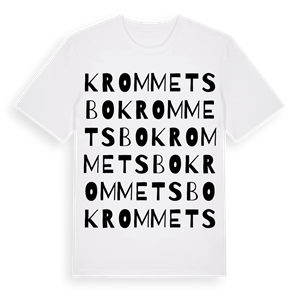 Krommetsbo ordlek t-shirt – ekologisk bomull t-shirt från Pinshirt
