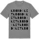 Mid Heather Gray t-shirt med Krondiket ordlek t-shirt
