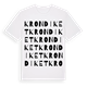 Krondiket ordlek t-shirt