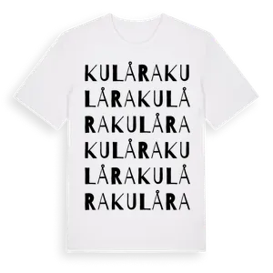 Kulåra ordlek t-shirt – ekologisk bomull t-shirt från Pinshirt