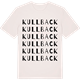 Vintage White t-shirt med Kullback ordlek t-shirt