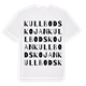 Kullbodskojan ordlek t-shirt