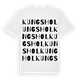 Kungshol ordlek t-shirt