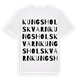 Kungsholskvarn ordlek t-shirt