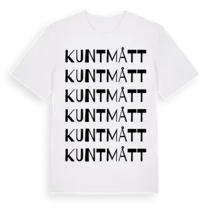 Kuntmått ordlek t-shirt – ekologisk bomull t-shirt från Pinshirt