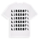 Kurgropa ordlek t-shirt