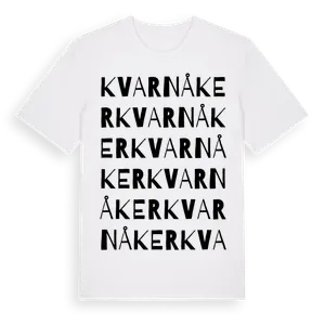 Kvarnåker ordlek t-shirt – ekologisk bomull t-shirt från Pinshirt