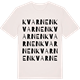 Vintage White t-shirt med Kvarnen ordlek t-shirt
